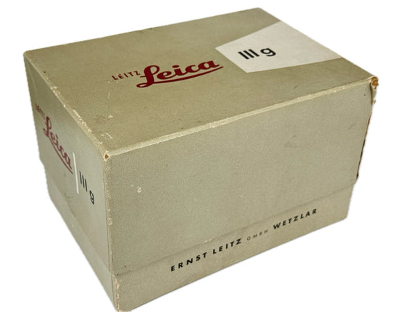 Leica IIIg with 5cm f3.5 Elmar and case and box