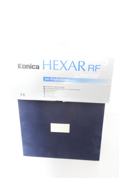 Konica Hexar RF Limited Titanium Grey - Like new in box