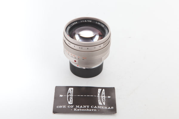 Konica 50mm f1.2 M-Hexanon Limited Titanium Grey - Like new