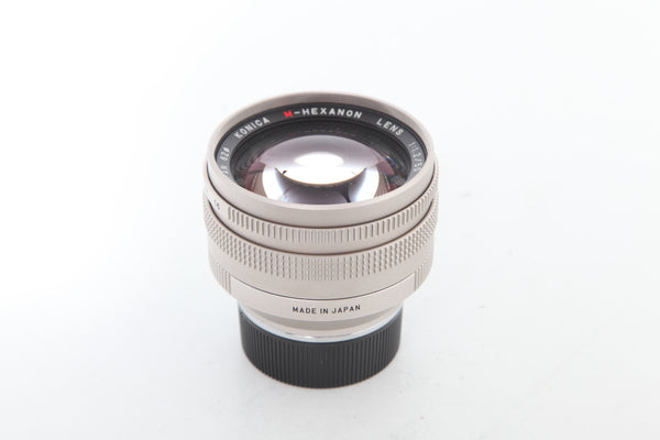 Konica 50mm f1.2 M-Hexanon Limited Titanium Grey - Like new