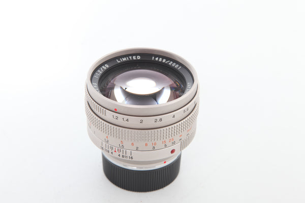 Konica 50mm f1.2 M-Hexanon Limited Titanium Grey - Like new