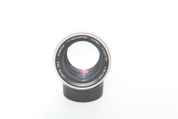 Konica 50mm f1.2 M-Hexanon Limited Titanium Grey - Like new