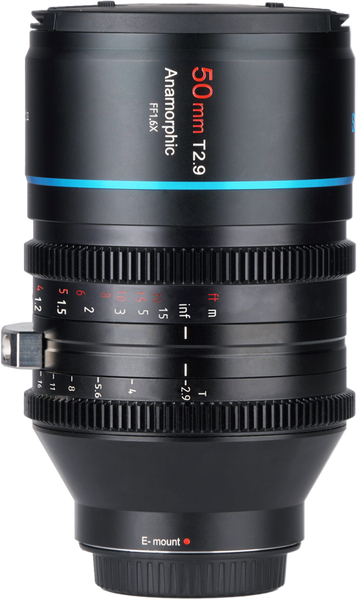 Sirui Anamorphic Lens 1.6x Full Frame 50mm T2.9 Sony E-Mount