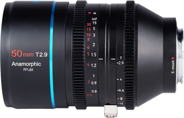 Sirui Anamorphic Lens 1.6x Full Frame 50mm T2.9 Sony E-Mount