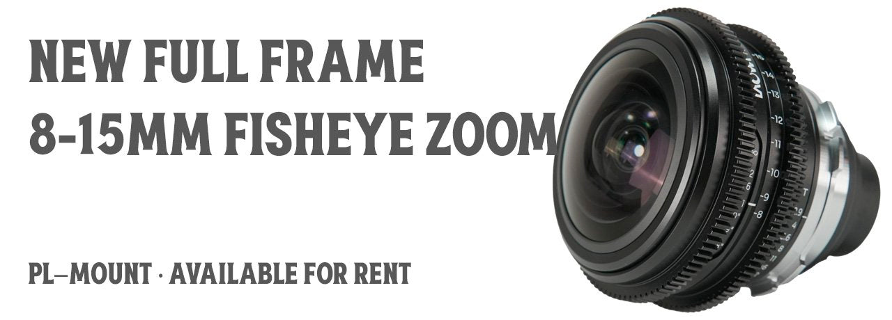 Laowa 8-15mm T2.9 FF Zoom Fisheye Cine - Arri PL