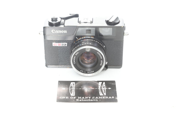 Canon QL17 G-III Black with 40mm f1.7 - cl'a October 2024