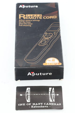 Aputure Remote Timer Cord AP-TR1N - New in box - For Nikon