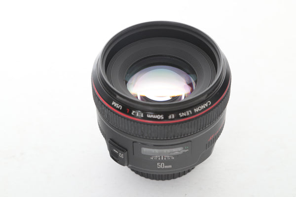 Canon EF 50mm f1.2 L with hood ES-78