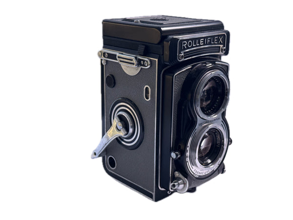 Rolleiflex T 75mm with f3.5 and case - serviced June 2025