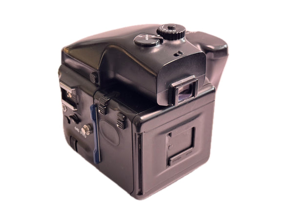 Mamiya 645 Pro with Prism and film back