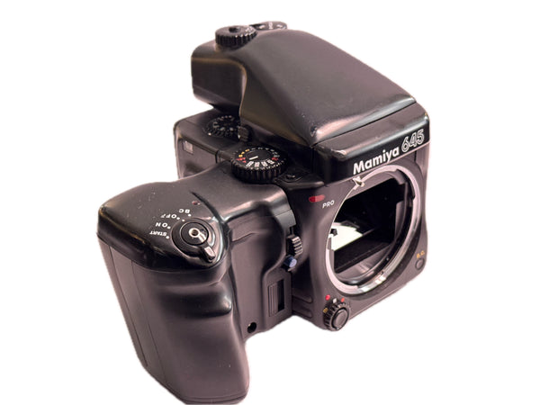 Mamiya 645 Pro with Prism and film back