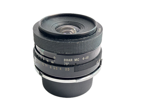 Tamron 28mm F2.5 (02B) Adaptall 2 BBAR MC - for Nikon F
