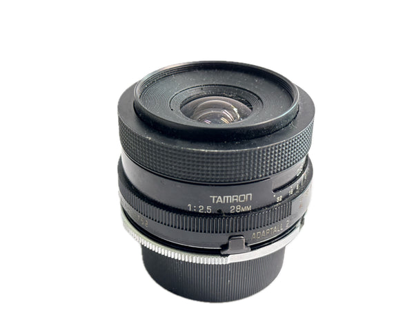 Tamron 28mm F2.5 (02B) Adaptall 2 BBAR MC - for Nikon F