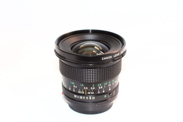 Canon FD 20mm f2.8 FDn - cl'a April 2025