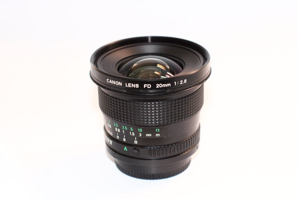 Canon FD 20mm f2.8 FDn - cl'a April 2025