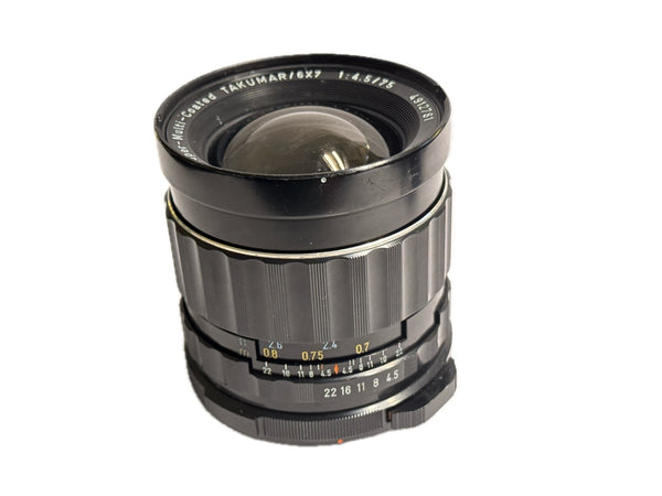 Pentax 67 75mm f4.5 Super-Multi-Coated Takumar - serviced May 2025