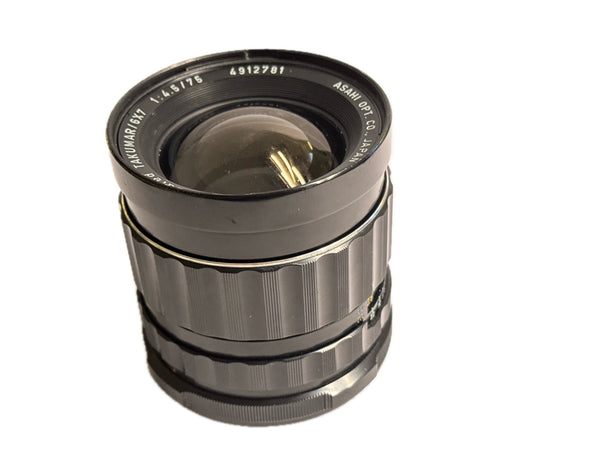 Pentax 67 75mm f4.5 Super-Multi-Coated Takumar - serviced May 2025