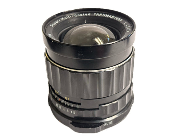 Pentax 67 75mm f4.5 Super-Multi-Coated Takumar - serviced May 2025