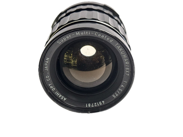 Pentax 67 75mm f4.5 Super-Multi-Coated Takumar - serviced May 2025
