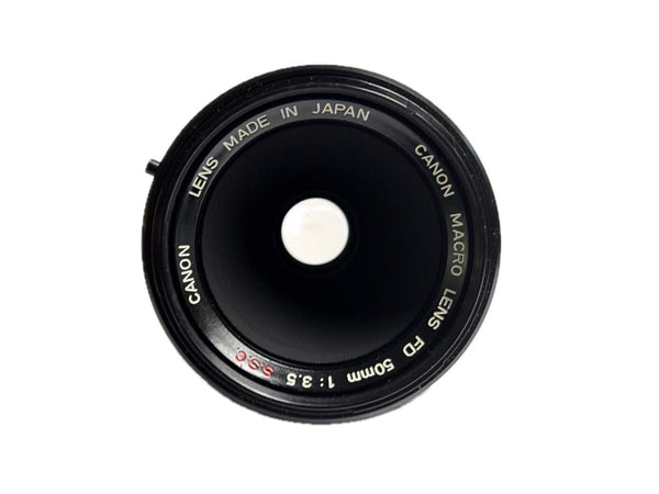 Canon FD 50mm f3.5 Macro S.S.C. - serviced May 2025