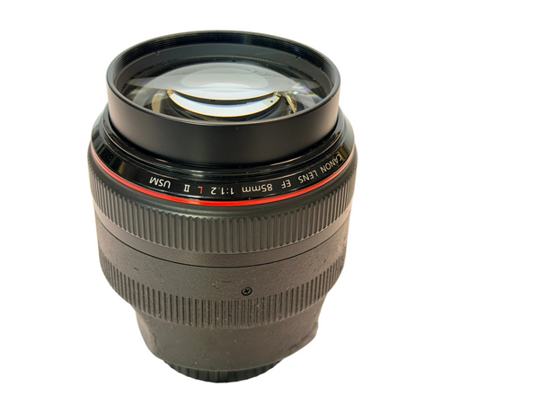 Canon EF 85mm f1.2 L II USM with hood ES-79II