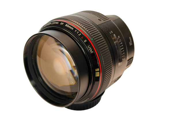 Canon EF 85mm f1.2 L II USM with hood ES-79II