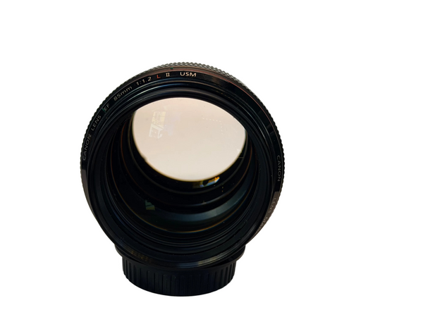 Canon EF 85mm f1.2 L II USM with hood ES-79II