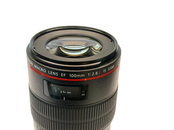 Canon EF 100mm f2.8 Macro L IS USM with hood ET-73