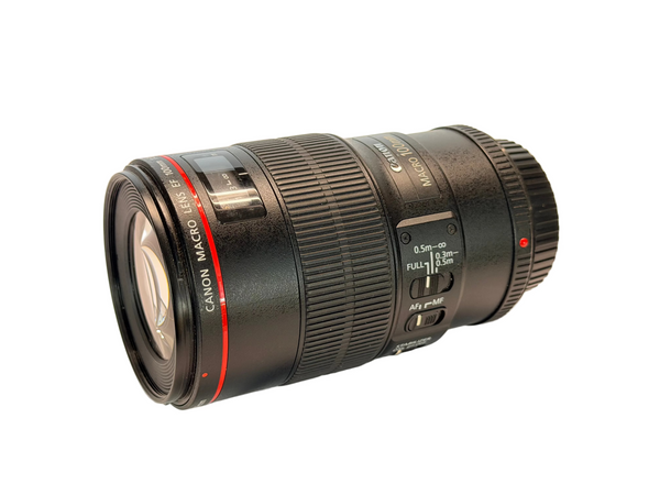 Canon EF 100mm f2.8 Macro L IS USM with hood ET-73