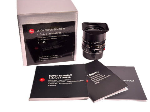 Leica 21mm f3.4 Super-Elmar-M ASPH 11145 - like new in box