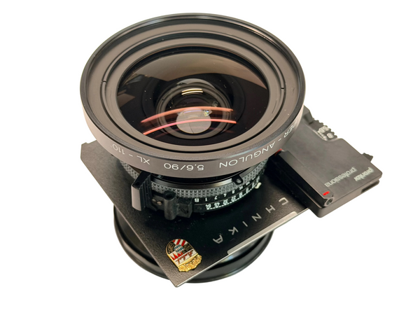 Schneider-Kreuznach 90mm f5.6 Super-Angulon XL - 110 Multicoating in Prontor Professional 01S shutter