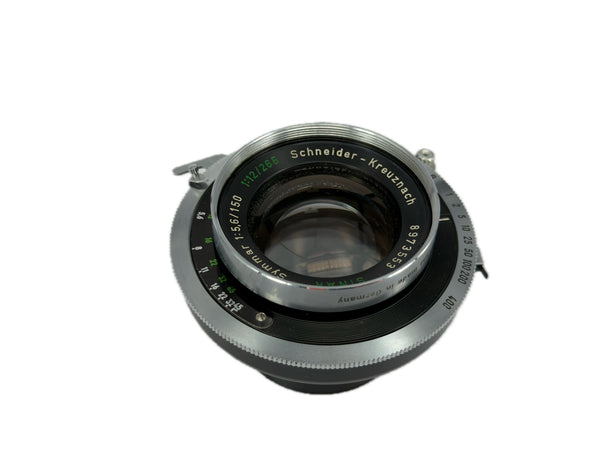 Schneider 150mm f5.6 Symmar in Compur shutter - serviced August 2026