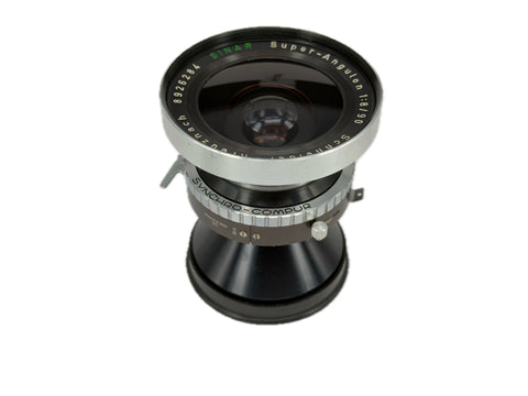 Schneider 90mm f8 Super-Angulon in Synchro-Compur shutter - Serviced August 2026