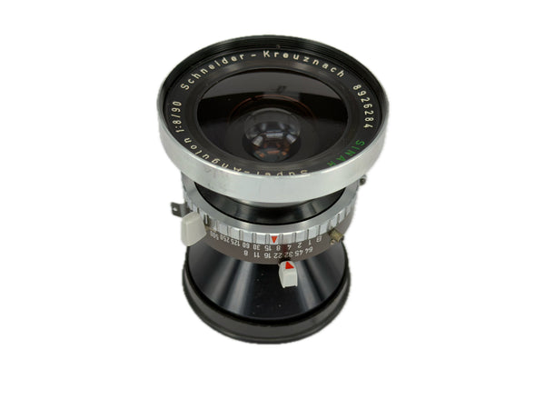 Schneider 90mm f8 Super-Angulon in Synchro-Compur shutter - Serviced August 2026