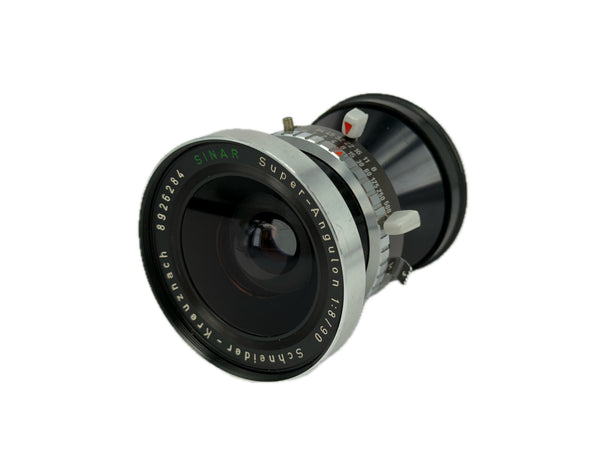 Schneider 90mm f8 Super-Angulon in Synchro-Compur shutter - Serviced August 2026