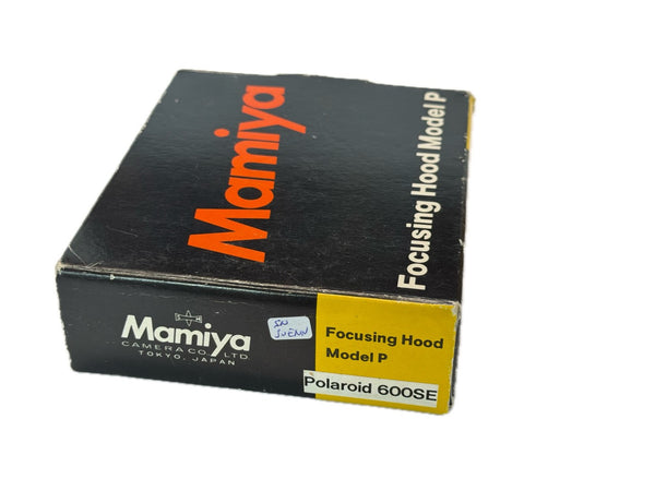 Mamiya Focusing Hood Model P for Polaroid 600SE - Like new in box