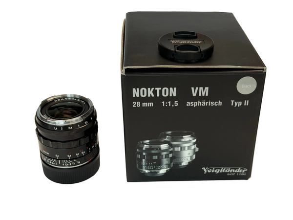 Voigtlander 28mm ff1.5 VM Aspherical Typ II - like new in box