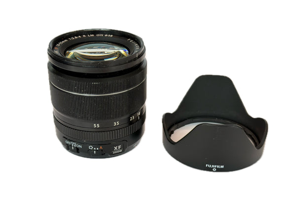 Fuji XF 18-55mm f2.8-4 R LM OIS with hood