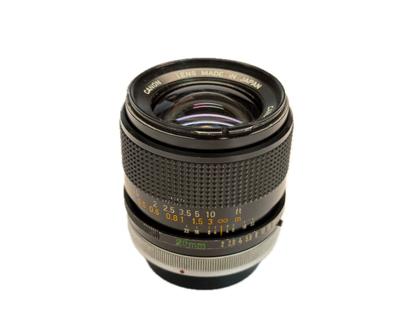 Canon FD 28mm f2 S.S.C.