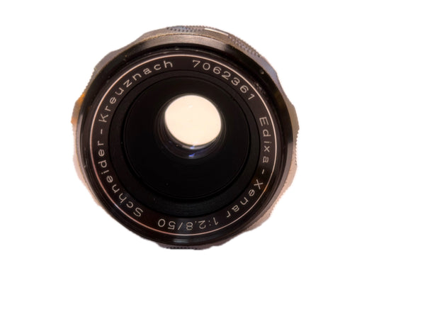 Schneider 50mm f2.8 Edixa-Xenar - serviced October 2026