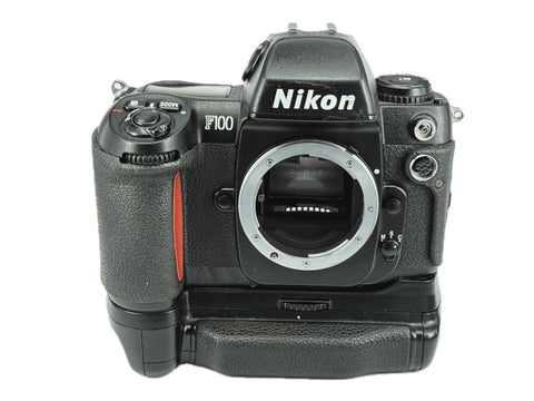 Nikon F100 with MB-15 - new light seals November 2025