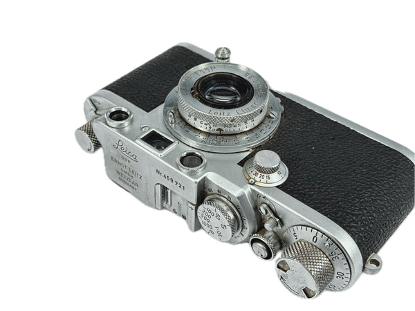 Leica IIIf with 5cm f3.5 Elmar