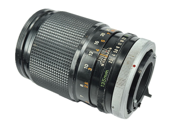 Canon FD 135mm f2.5 - serviced November 2025