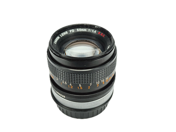Canon FD 50mm f1.4 S.S.C. - serviced November 2025