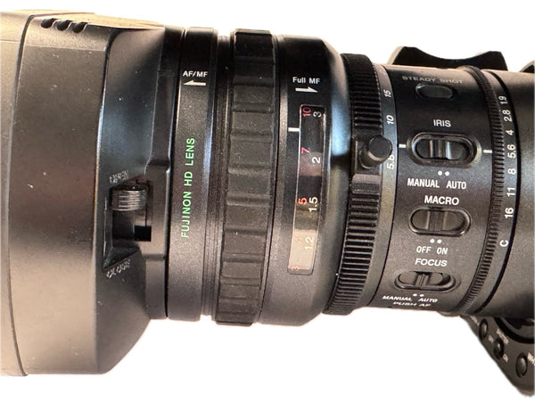 Sony PMW-EX3 Camcorder with Fujinon HD 5.8-81.2mm F1.9 Zoomr with Fujifinon