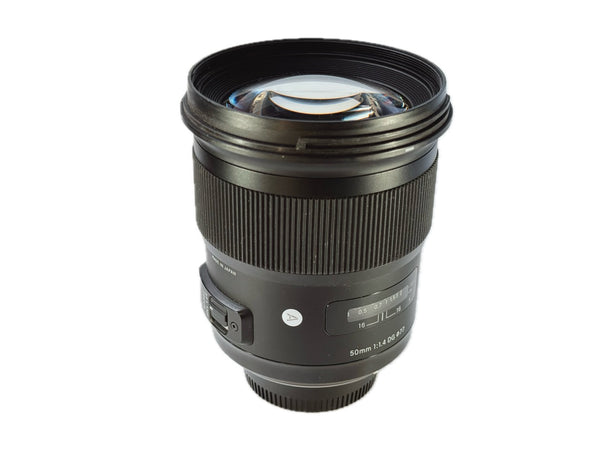 Sigma 50mm f1.4 DG ART with hood - for Nikon