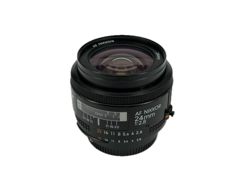 Nikon 24mm f2.8 AF Nikkor with hood HN-1