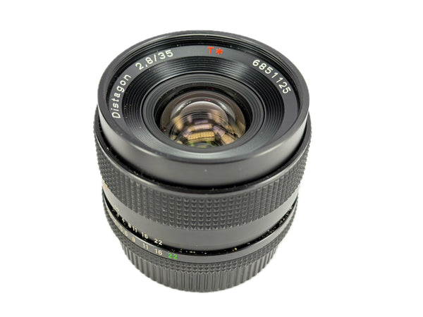 Contax 35mm f2.8 Zeiss Distagon - Nikon F conversion
