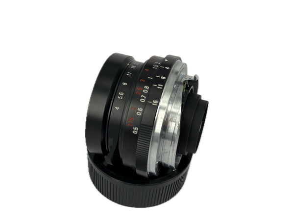 Minolta 40mm f2 M-Rokkor with hood - for Leica M