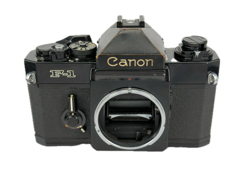Canon F-1 Black - serviced May 2026